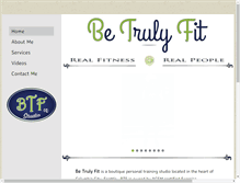 Tablet Screenshot of betrulyfit.com